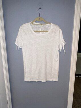 Dylan White Short Sleeve T-shirt, Ladies Medium